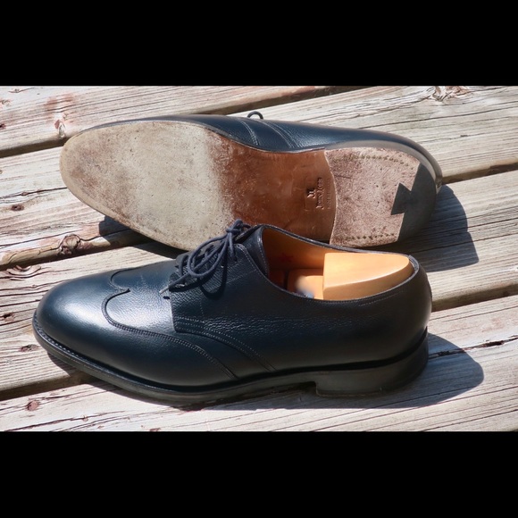 John Lobb Handmade Derby Black US size 11.5 - Picture 4 of 5